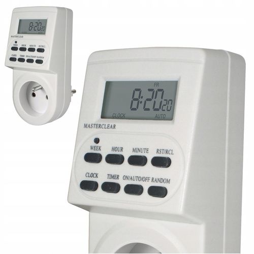 Programator Czasowy Elektroniczny Wyświetlacz 230V/16A Certyfikat CE na Arena.pl