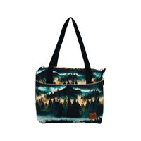 Torbo Plecak Damski 3w1 z motywem gór i lasu