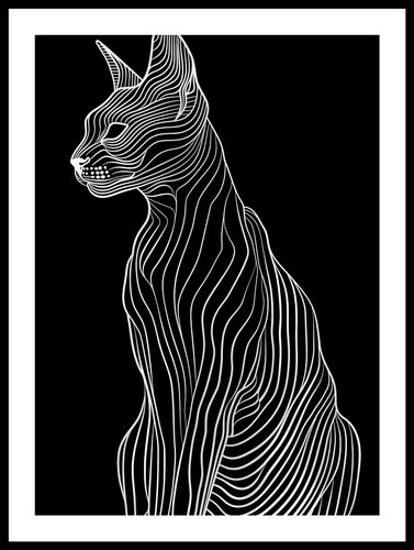Plakat 39,5x55cm Minimalny Kontur na Arena.pl