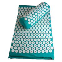 mata do akupresury poduszka 2w1 66x42cm zielona