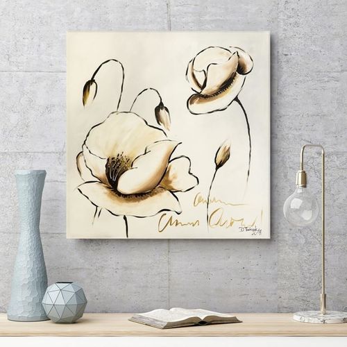 Obraz na płótnie - Canvas, Kwiaty 60x60 na Arena.pl