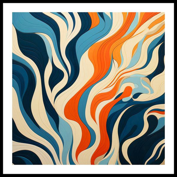 Plakat 50x50cm Oceaniczne Fale zdjęcie 3