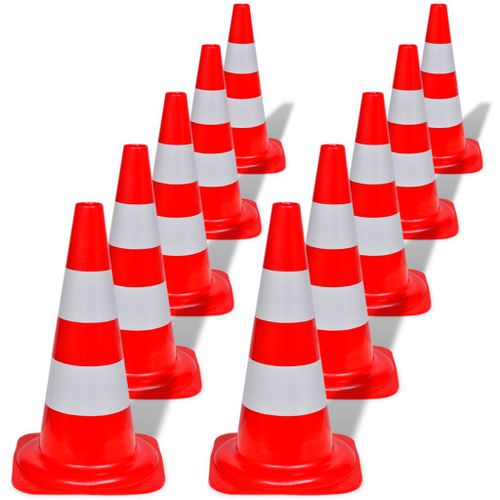 Odblaskowe Pachołki Drogowe Czerwono-Białe 50 Cm na Arena.pl