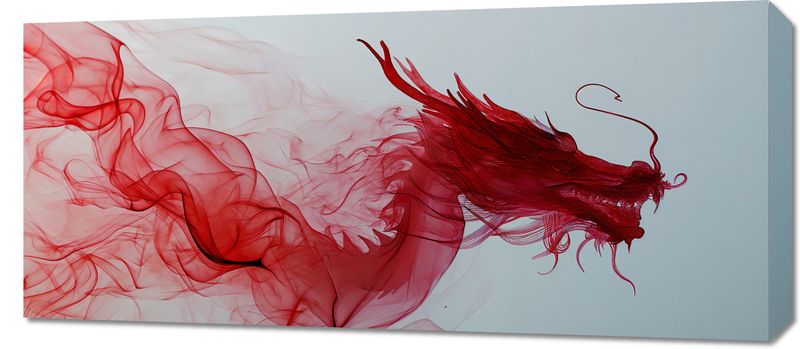 Obraz 90x40cm Smoczy Wzlot zdjęcie 1