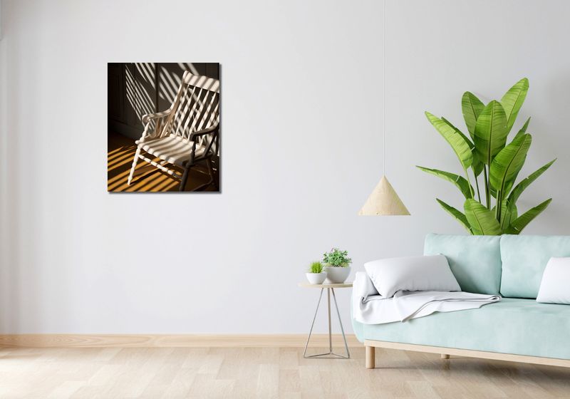 Obraz 60x70cm Krzesło w Cieniu zdjęcie 2
