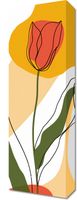 Obraz 20x60cm Przerysowany Tulipan