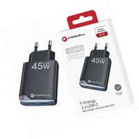 Szybka ładowarka GAN 45W 2 porty kostka do Oppo Reno 15FS