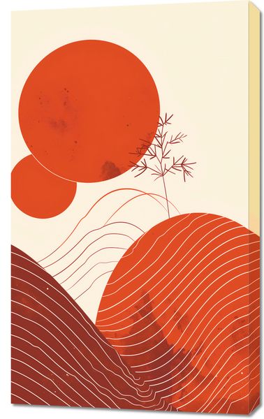 Obraz 60x100cm Ciepło Czerwieni zdjęcie 1