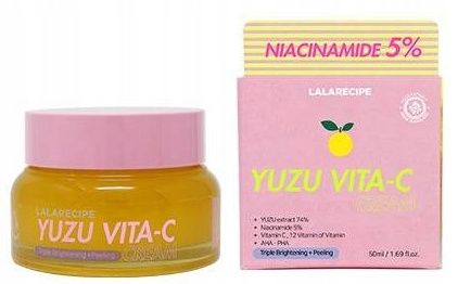 LalaRecipe Yuzu Vita-C Cream Krem rozjaśniający i nawilżający 50ml na Arena.pl