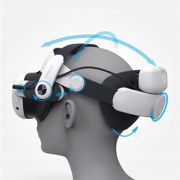 Pasek BOBOVR M3 PRO z pojemnym akumulatorem do gogli Meta Quest 3 VR zdjęcie 2