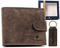 Męski portfel skórzany RFID Peterson idealny prezent dla mężczyzny