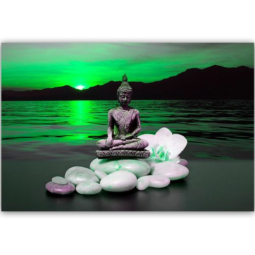 Deco Panel, Budda na kamieniach 2 60x40 na Arena.pl