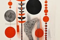 Plakat 60x40cm Kontrastowy Kosmos