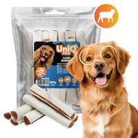 Przysmaki dla psa smaczki burrito nadziewane jagnięciną 500g UNIQ PETS