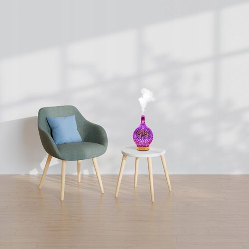 NAWILŻACZ POWIETRZA DYFUZOR ZAPACHOWY AROMATERAPIA JONIZATOR NOCNA na Arena.pl