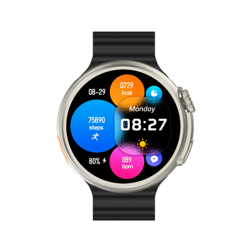 YAXO Smartwatch OXNARD Titanium Black na Arena.pl