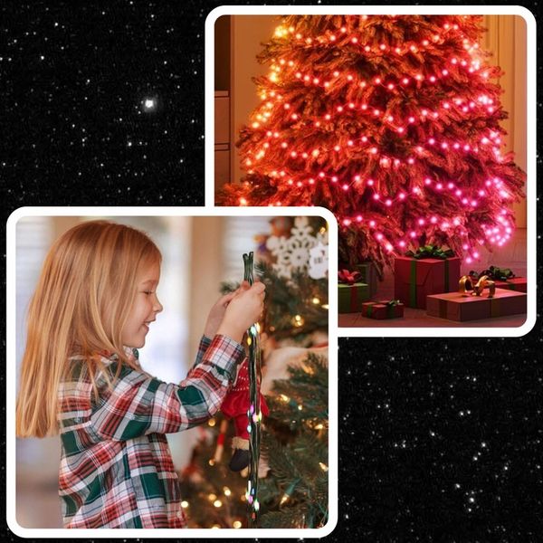 LAMPKI CHOINKOWE 100LED MULTIKOLOR ŚWIĄTECZNE SMART WIFI TUYA PILOT 10M zdjęcie 7