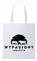 Torba Biała Eco Shopper Dla Logistyka Prezent Z Nadrukiem Ze Zdjęciem