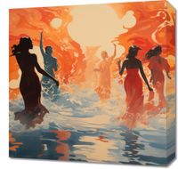 Obraz 50x50cm Taneczny Żar