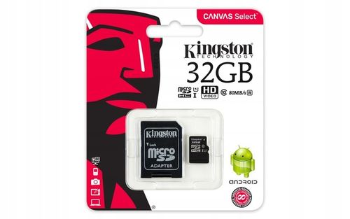 KINGSTON KARTA PAMIECI 32GB MICRO SD class 10 UHS na Arena.pl