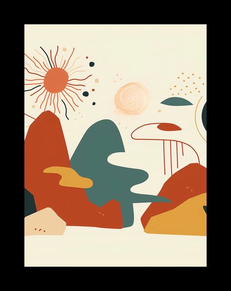 Plakat 15x20cm Kosmos Barw zdjęcie 2