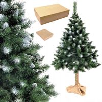 PREMIUM CHOINKA NA PNIU 180cm Sztuczna Sosna Sztuczne Ośnieżona GĘSTA CIĘTA