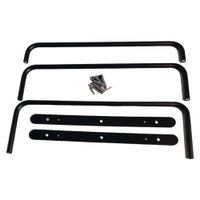 wieszak ścienny na ręczniki łazienkowe loft czarny