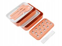 Lunch box Pomarańczowy Kot ID7003