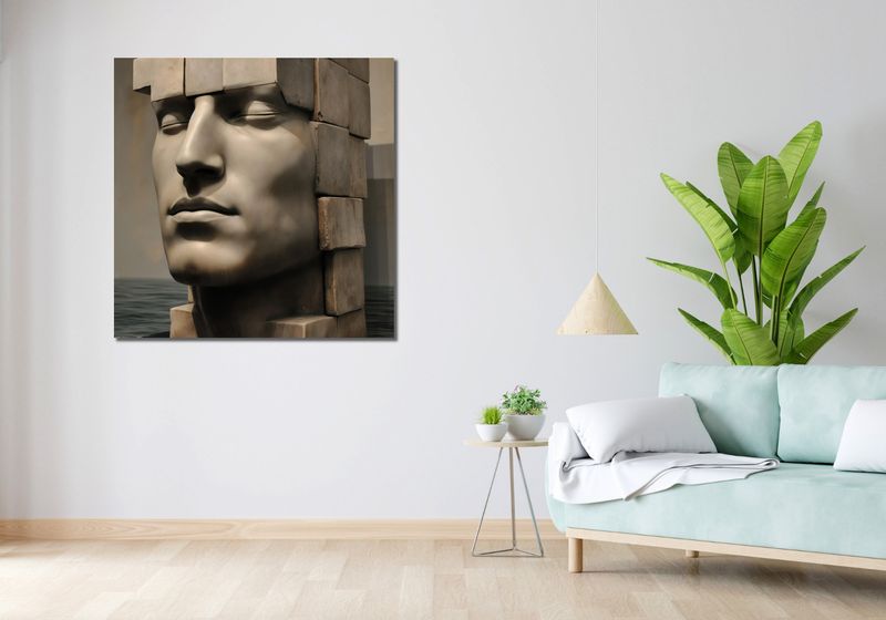 Obraz 100x100cm Budowanie Tożsamości zdjęcie 2