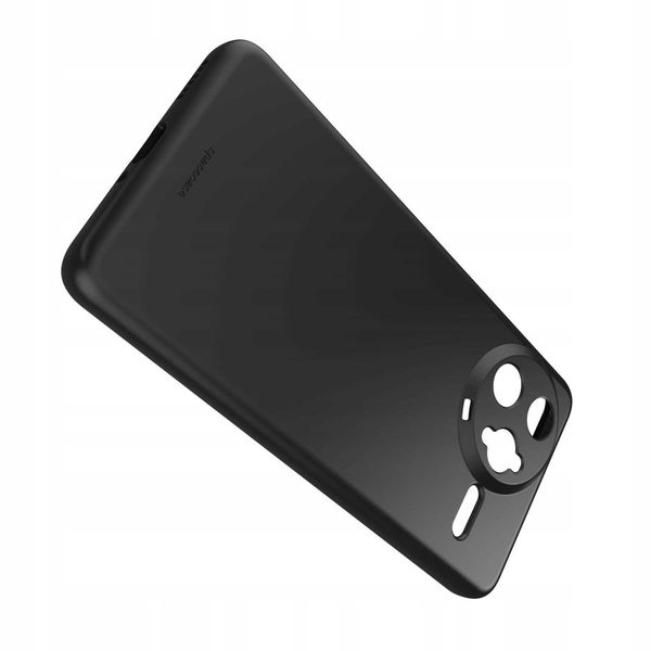 Spacecase Silicone Case 3.0 Poco F7 Ultra Black zdjęcie 6