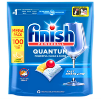kapsułki do zmywarki finish quantum all in one lemon 100szt