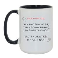 Duży Biało-Czarny 450 ml