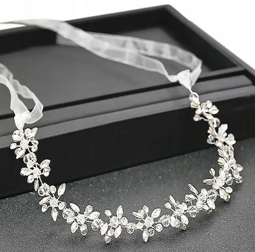 WIANEK NA KOMUNIĘ DEC92 komunijny dekoracja opaska biały na głowę jak żywy na Arena.pl