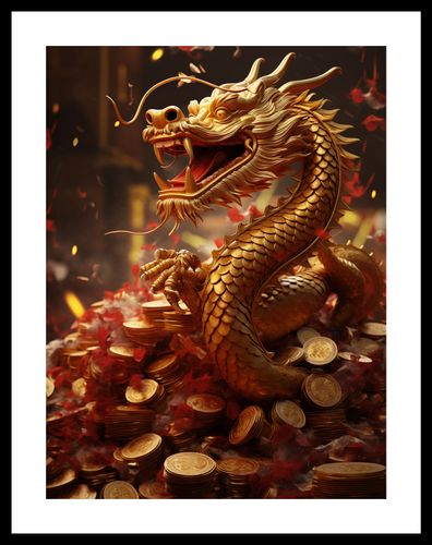 Plakat 30x40cm Smok Bogactwa na Arena.pl