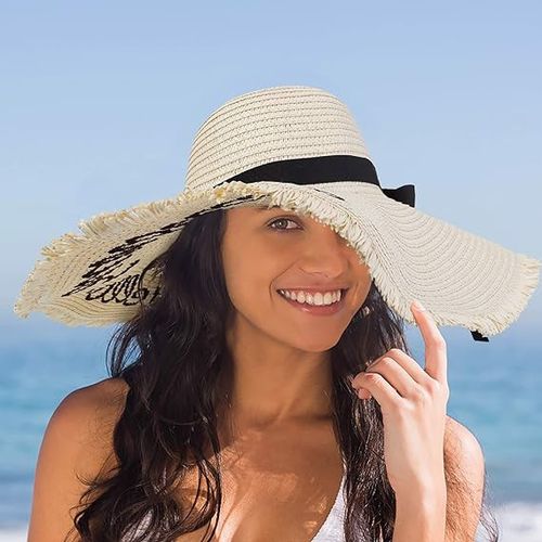 Kapelusz Słomkowy z Dużym Rondem Przeciwsłoneczny na Arena.pl