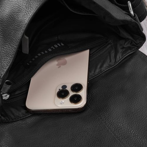 torebka damska mała listonoszka skórzana na ramię czarna paolo peruzzi na Arena.pl