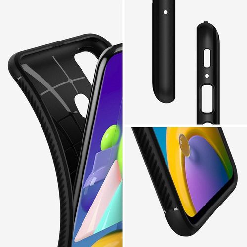 Spigen Rugged Armor do SAMSUNG M21 matte czarny na Arena.pl