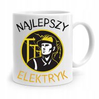 Kubek Prezent Dla Elektryka Najlepszy Elektryk Z Nadrukiem Ze Zdjęciem