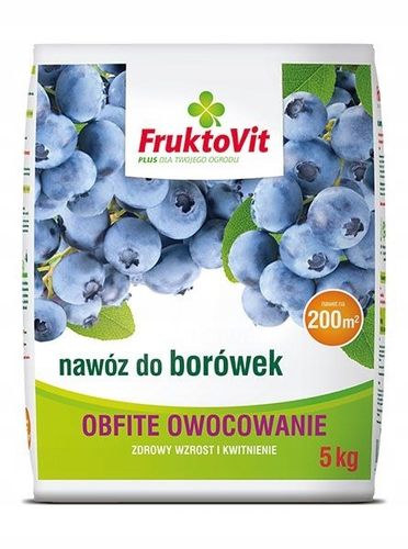 Nawóz granulowany do borówek FruktoVit Plus 5 kg na Arena.pl