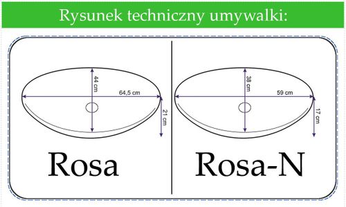 Umywalka Ceramiczna Rosa na Arena.pl