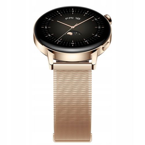 Złoty Smartwatch HUAWEI Watch GT 3 42mm Elegant na Arena.pl