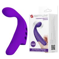 PRETTY LOVE   FINGERING VIBRATOR GORGON Purple,  10 vibration functions