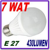 PROMOCJA! ŻARÓWKA LED E-27 7W CIEPLA BIAŁA W-Wwa