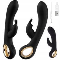 EKSKLUZYWNY WIBRATOR KRÓLICZEK PUNKT G GRZANY USB STYMULATOR CIPKI I DUPKI
