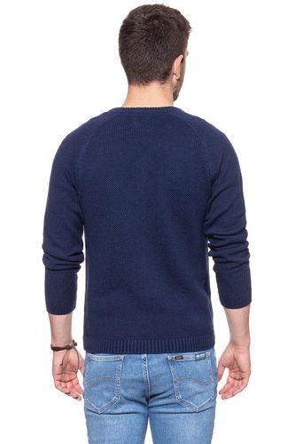 LEE STRUCTURED CREW KNIT DEEP INDIGO L84EOCPS M na Arena.pl