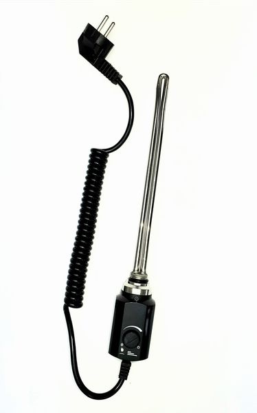 GRZAŁKA DO GRZEJNIKA ŁAZIENKOWEGO 600W CZARNA zdjęcie 1