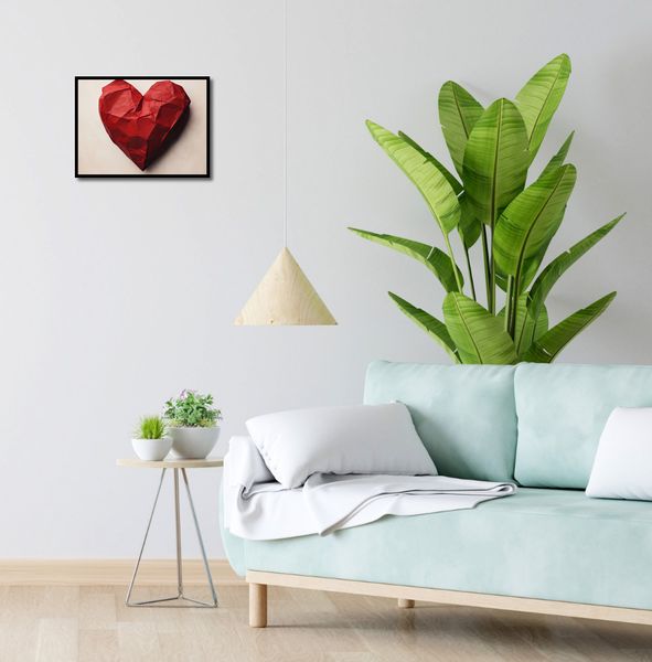 Plakat 40x30cm Kreślone Serce zdjęcie 4