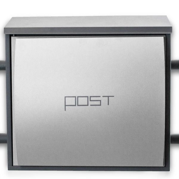 16398 Nowa Skrzynka wolnostojąca na stojaku z 2szt biała zdjęcie 4