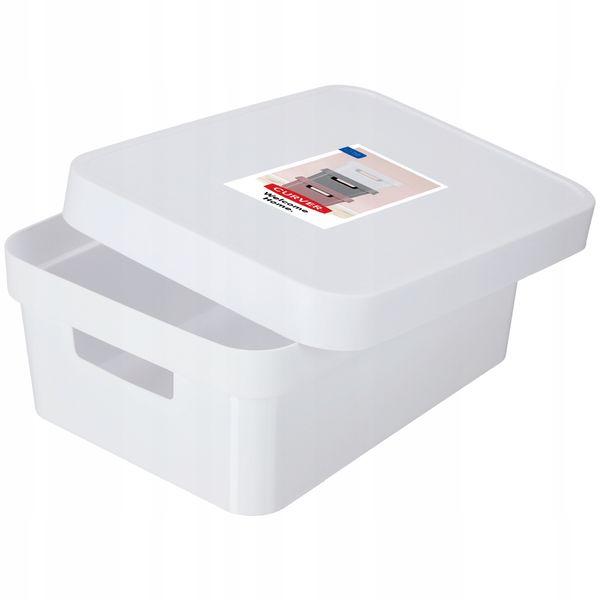 Curver Pojemnik Pudełko Z Pokrywką 11 L Biały zdjęcie 1