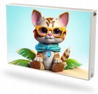 Mata magnetyczna magnes na grzejnik Fototapeta na wymiar SŁODKI MAŁY KOTEK